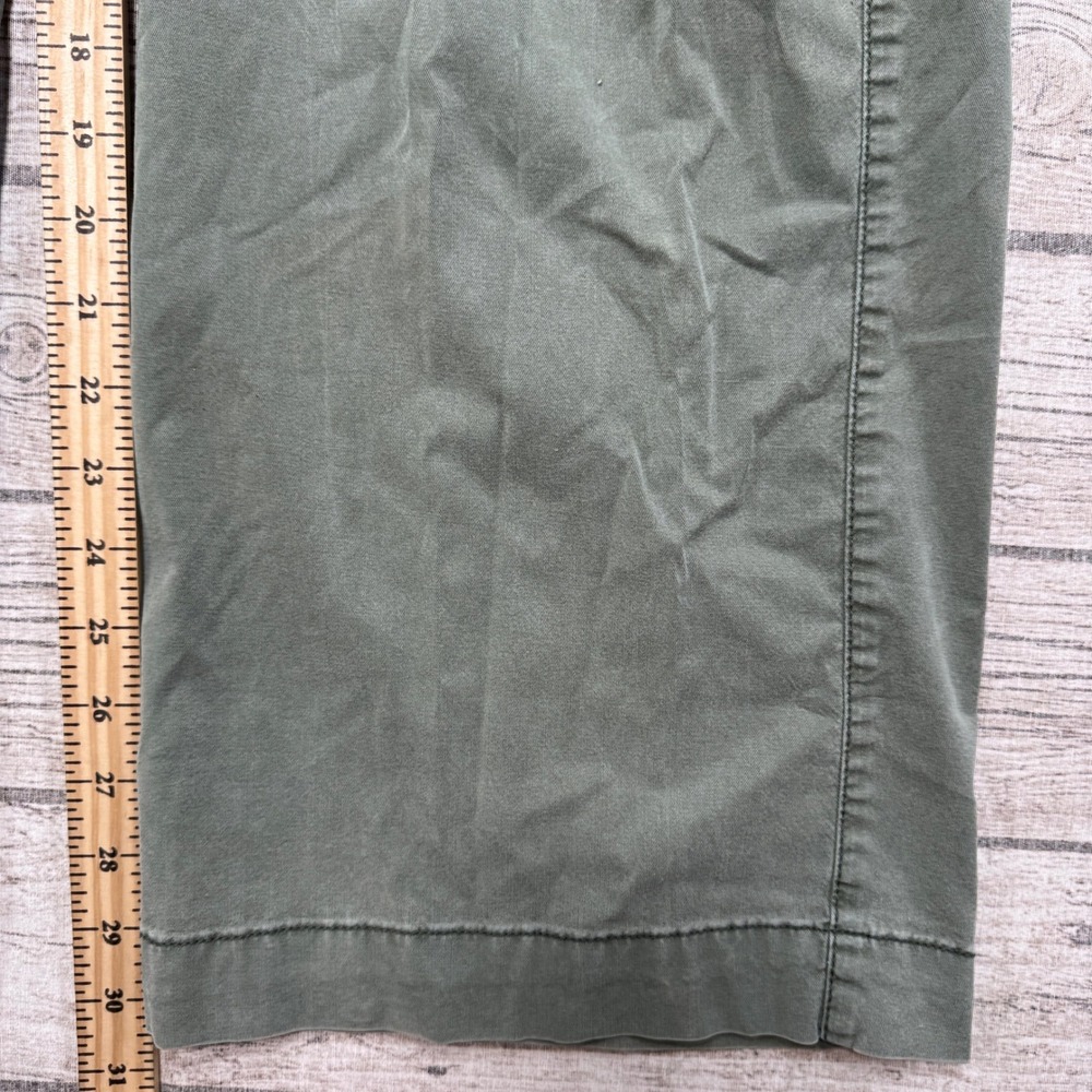 Garage Cargo Pants Womens 11 Olive Green Wide Leg Relaxed Fit Utility Streetwear - Picture 5 of 9